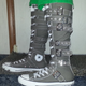 Illustration for article titled Anybody need a some tall Converse with buckles?